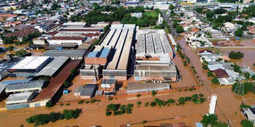 Mais de 47 mil indústrias gaúchas estão em cidades afetadas pelas fortes chuvas