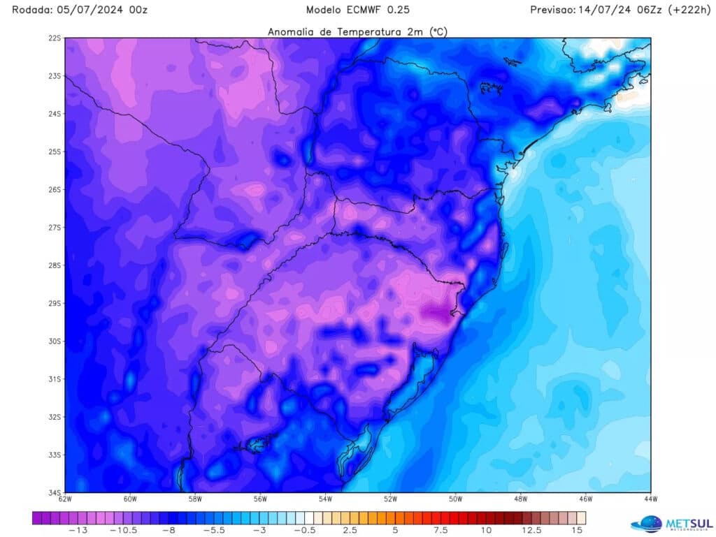 Onda de frio.