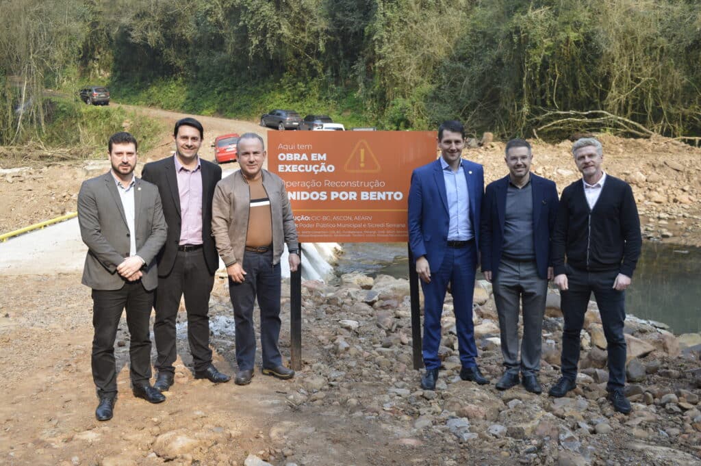 Unidos por Bento inaugura mais uma obra no interior do município